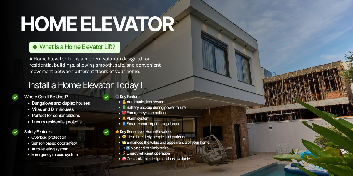 🏠 what is a home elevator lift